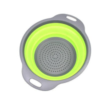 Charger l'image dans la galerie, grande passoire pliable verte et grise