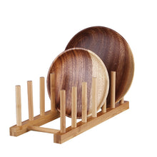 Charger l'image dans la galerie, Support porte-plats en bois