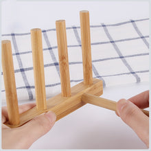 Charger l'image dans la galerie, Support porte-plats en bois